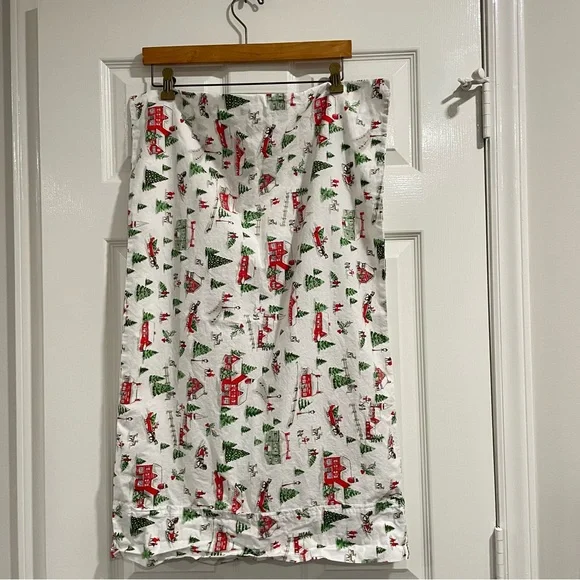 Vintage Laura Ashley Christmas Pillowcase Cotton - Picture 4 of 8